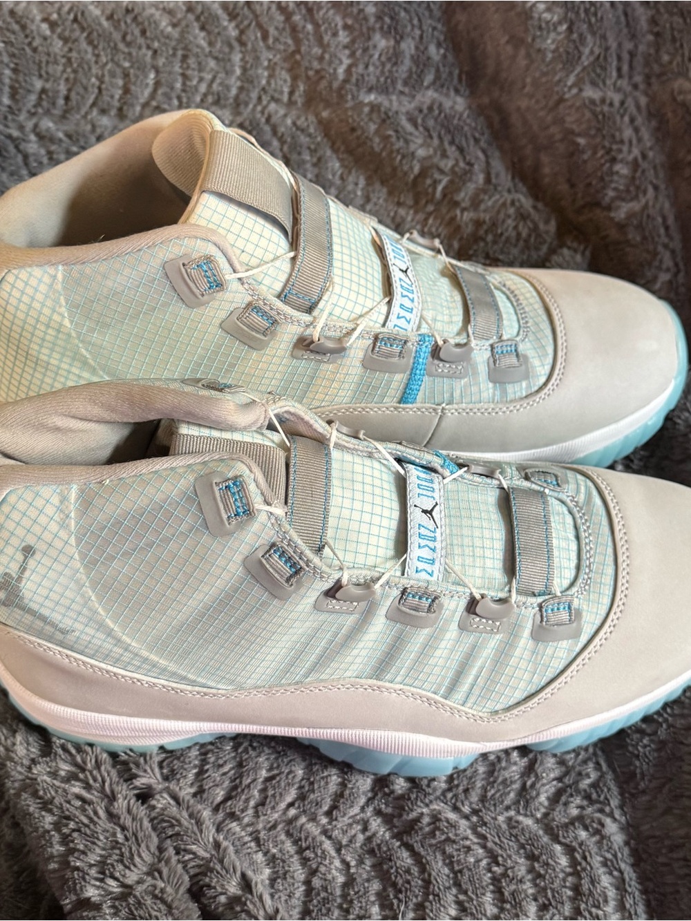 Air Jordan 11 Adapt Dark Powder Blue Self-Lacing Sneakers – Men’s Size 9